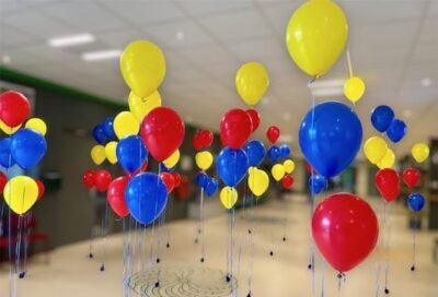 helium ballonnen met gewicht