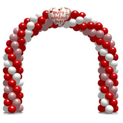 ballonnenboog voor Valentijnsdag