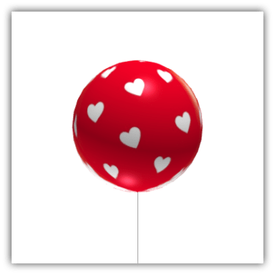 cloudbuster rood met witte hartjes