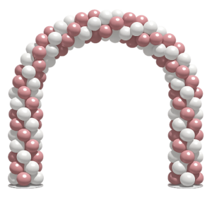 ballonnenboog rose goud