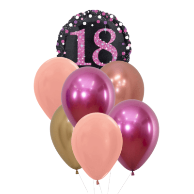 18 jaar heliumballon trosje man