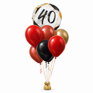 40 jaar heliumballon trosje