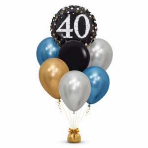 40 jaar heliumballon trosje