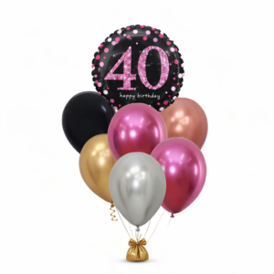 40 jaar heliumballon trosjes man