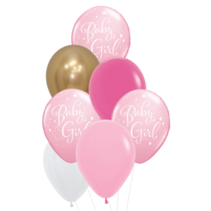 baby girl heliumballon trosje