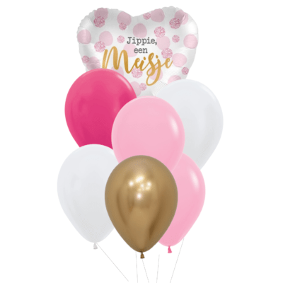 geboorte meisje heliumballon trosje