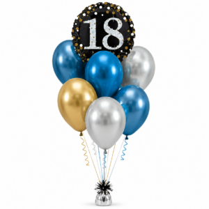 heliumballon trosje 18 jaar man