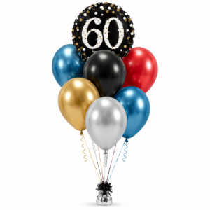 heliumballon trosje 60 jaar man