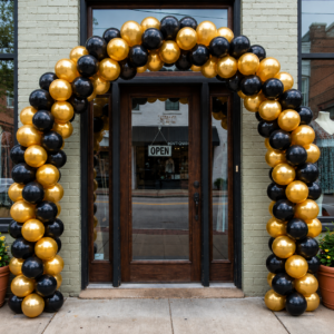 ballonnenboog goud zwart