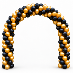 ballonnenboog zwart goud
