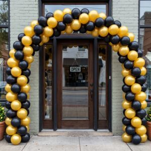 ballonnenboog zwart goud