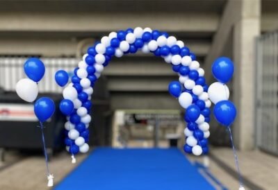 ballondecoratie voor entree