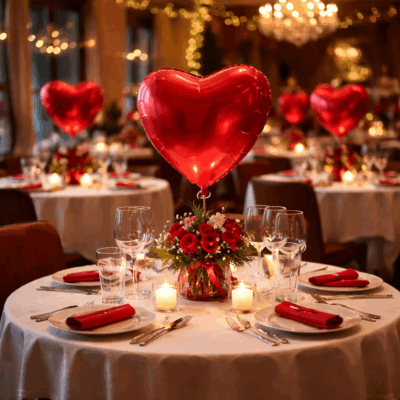 rode hartjes ballonnen