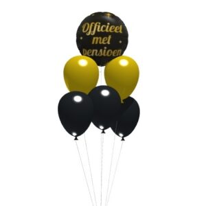 pensioen heliumballon trosje