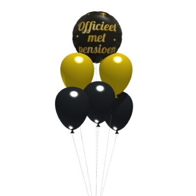 pensioen heliumballon trosje