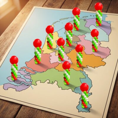 landelijke levering ballonpilaren