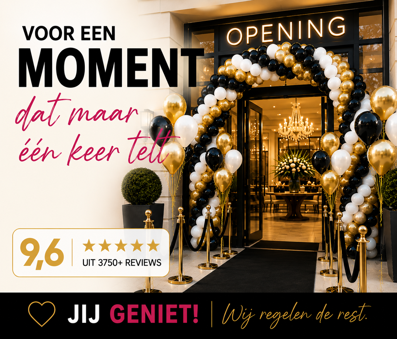 een ballonnenboog voor dat ene speciale moment